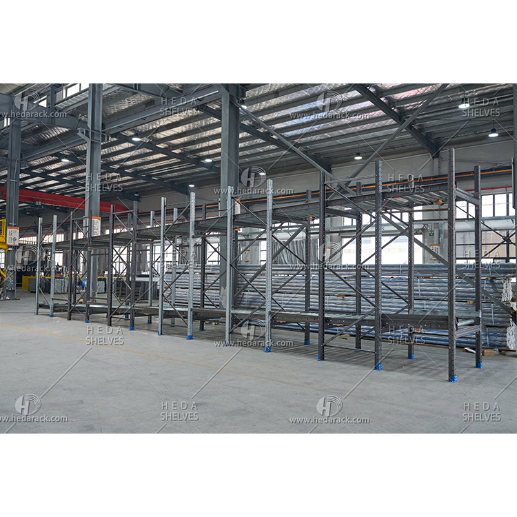 Heda Heavy Duty Gravity Flow Rack With Roller Tracks For Warehouse Storage Gravity Roller Rack