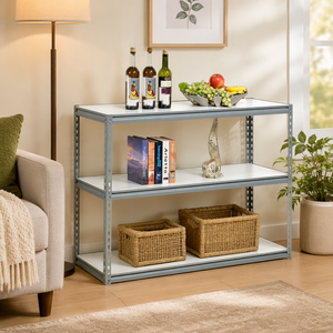 3-Tier Slotted Angle Storage Shelving Unit