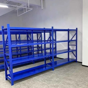 Long Span Multi-Function 5-Layer Steel Display Rack Heavy Duty Adjustable Features