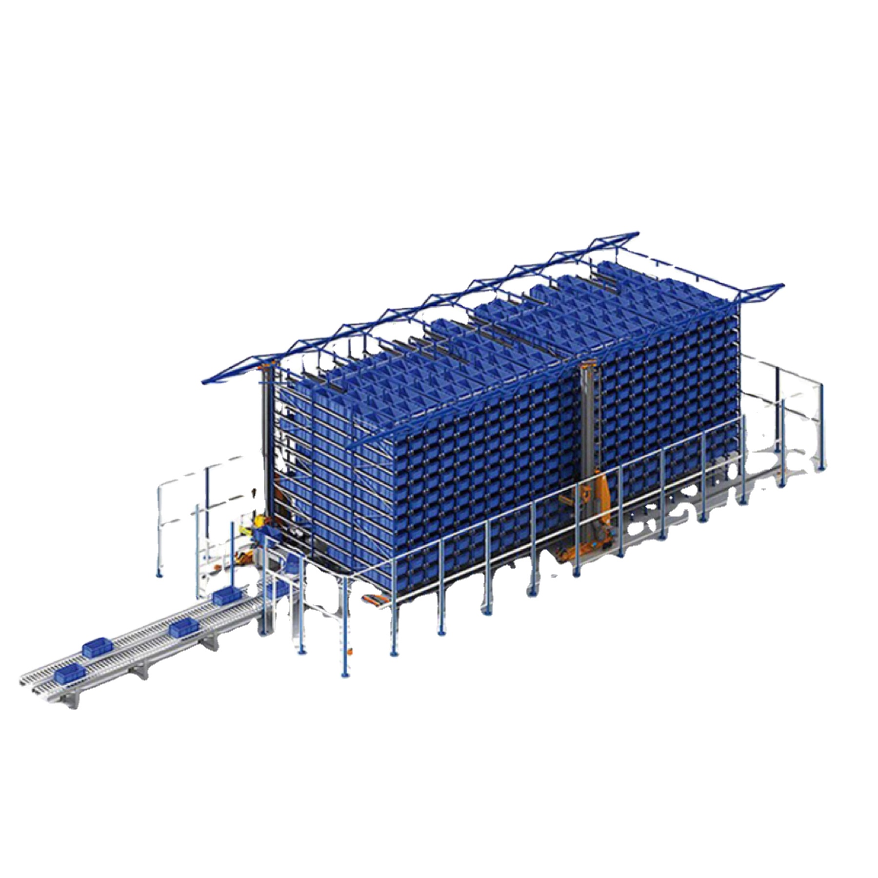 Automated Target Retrieval Racking System Pallet ASRS Warehouse Automated Storage Retrieval System