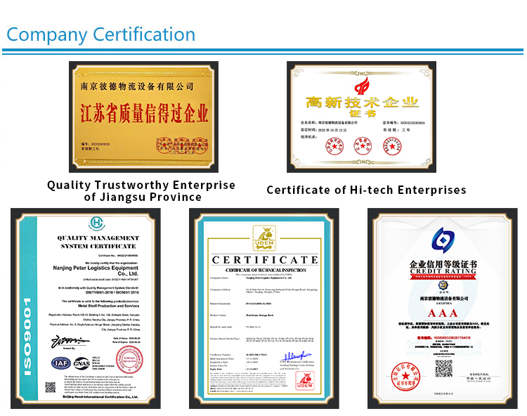 Company Certification