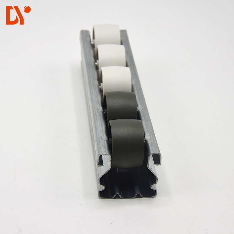 Gravity Flow Rail Roller Track Plastic Wheel 100KG Load Carton Flow Rack for Warehouse Storage Sliding Shelf