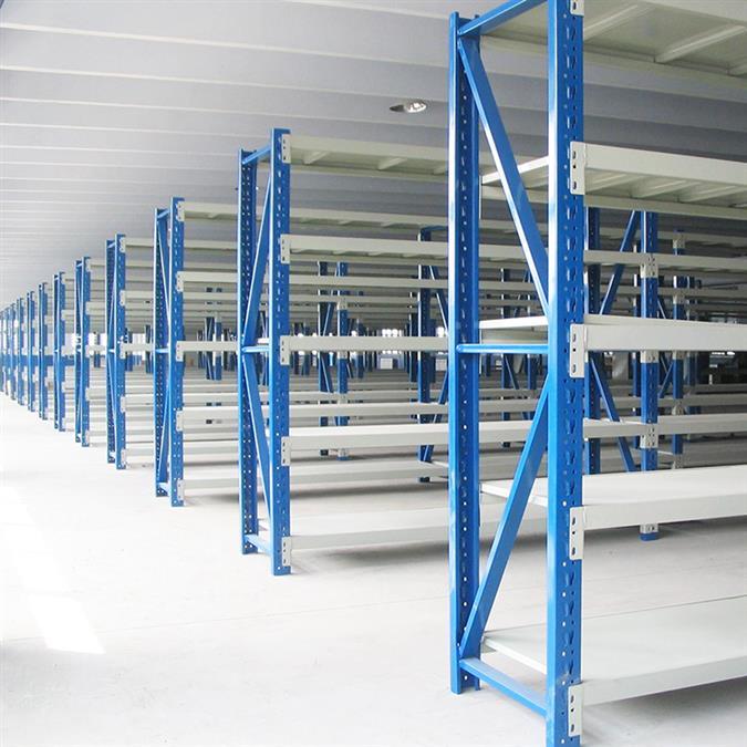 Industrial Longspan Shelving Unit Cold Rolled Steel Storage Rack Heavy Duty Warehouse Racking System for Logistics Center