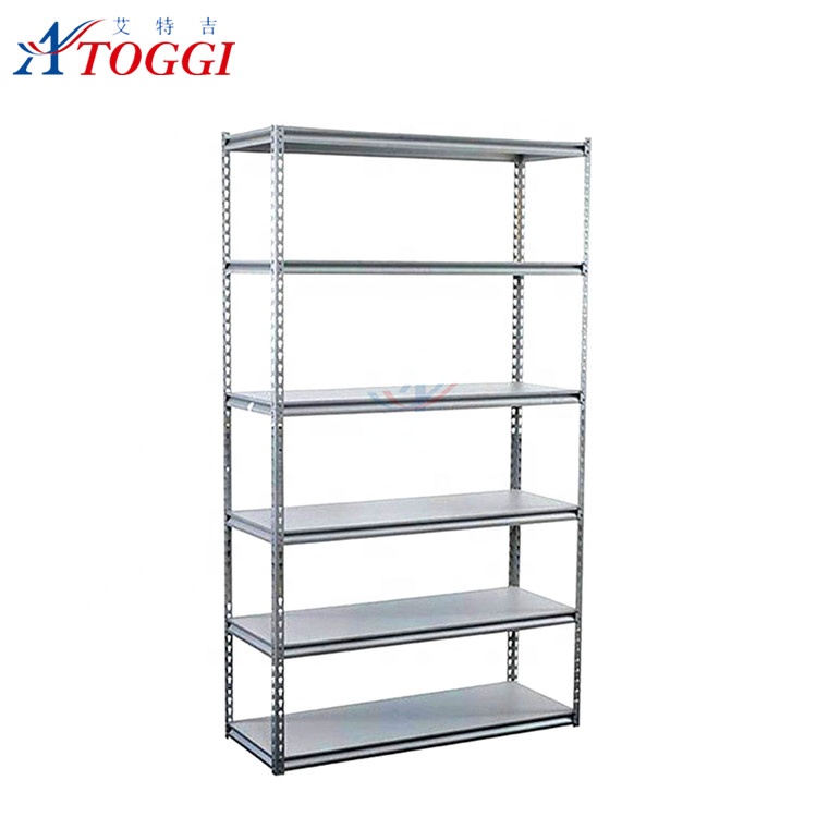 3-Tier Slotted Angle Storage Shelving Unit, Adjustable Metal Frame Home Display Rack, Living Room Storage Organizer
