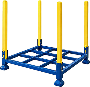 TER Customized Blue Heavy Duty Foldable Stacking Fabric Roll Storage Pallet Rack Steel Warehouse Metal Shelving System