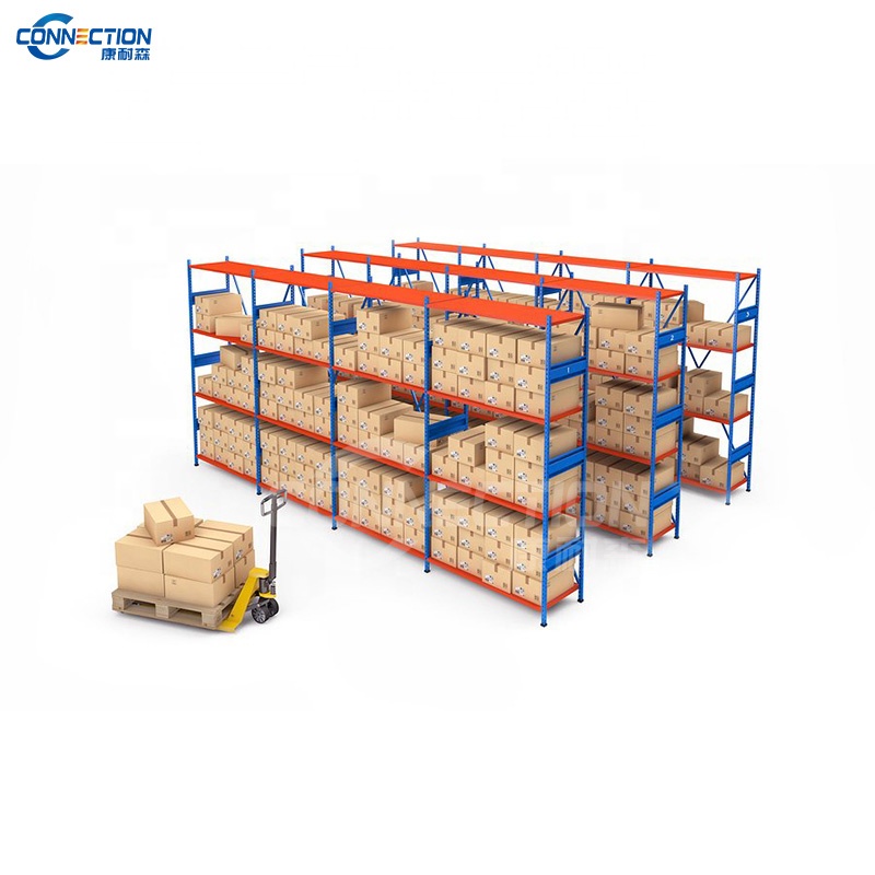 Warehouse Heavy Duty 5 Layer Stainless Steel Boltless Pallet Rack Shelving System with Corrosion Protection