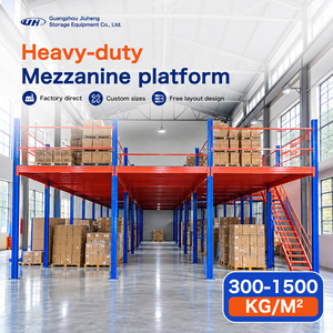 Steel Mezzanine Warehouse Storage System Heavy Duty Multi Level Rack