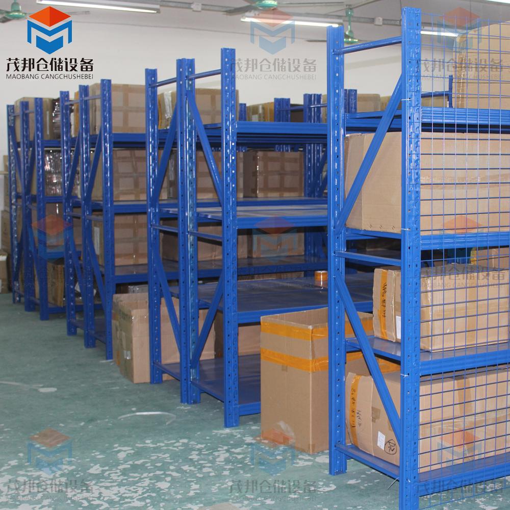 Racking Adjustable Metal Boltless Shelf and Racks Warehouse Storage Medium Duty Metal Rack Shelf