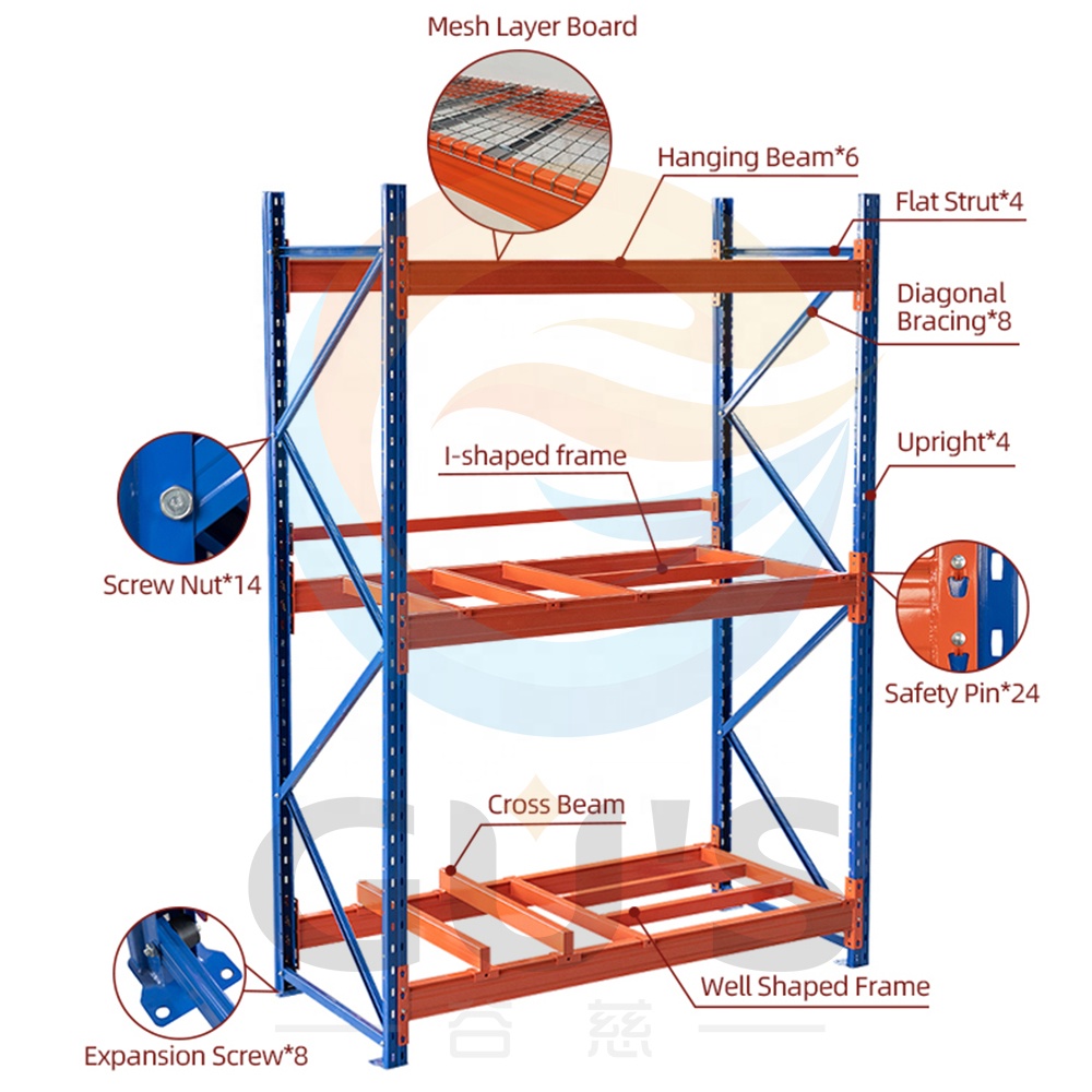 Hot Selling Customizable Heavy Duty Shelves Shelves High Quality Metal Racks Warehouse Racks Storage Shelves