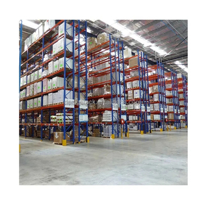 Warehouse Pallet Racking Custom 5 Layer Heavy Duty Industrial Steel Beam Rack