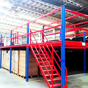 Steel Industrial Multi-Level Mezzanine Floor Racks System Gangli HD-MR-22 ISO9001 CE Certified