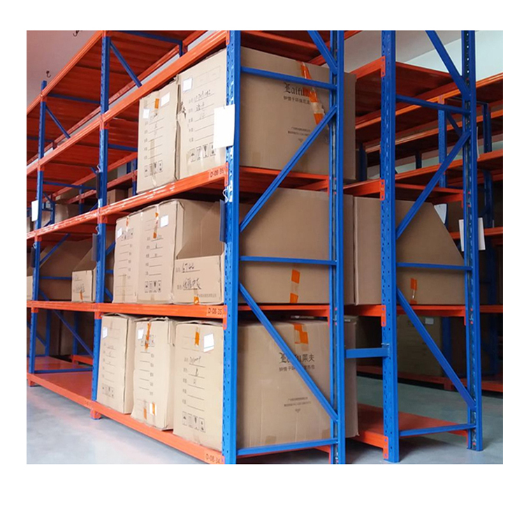 Racking Adjustable Metal Boltless Shelf and Racks Warehouse Storage Medium Duty Metal Rack Shelf