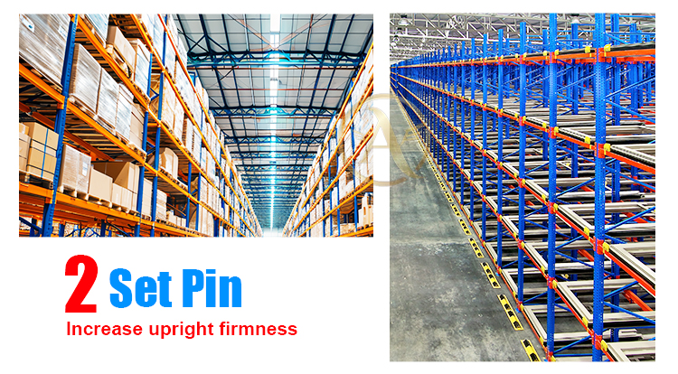 Custom Heavy Metal Interlayer Two-Level Platform Storage Racks Durable Steel Shelving System for Warehouses