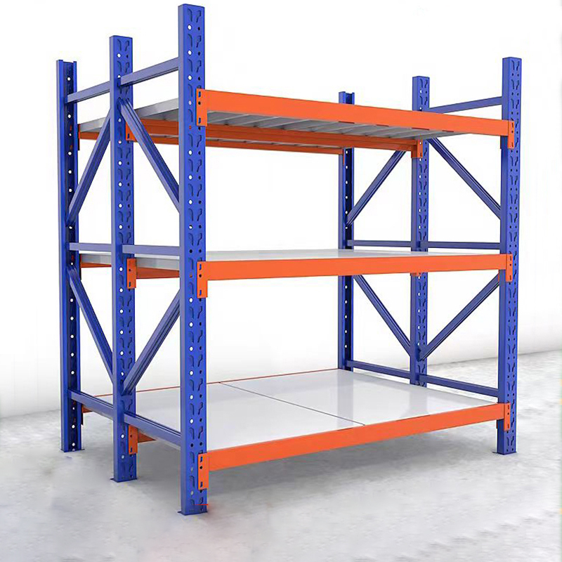 Textile Industry Heavy Duty Steel 5-Layer Corrosion Protection Warehouse Shelf Storage Rack For Rolls Fabric