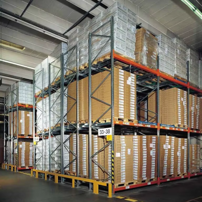 Warehouse Storage Metal Shelf Stacking Racks &amp; Shelves Pallet Racking System Steel Shelving Vna Racking System Narrow Aisle Rack