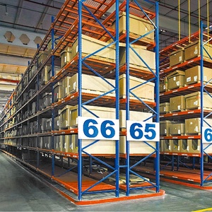 Narrow Aisle VNA Pallet Racking System Cold Rolled Steel