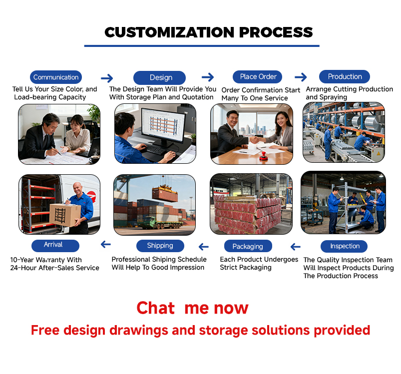 Heavy-Duty Iron Metal 5-Layer Adjustable Beam-Type Warehouse Rack Pallet Shuttle Racking Efficient Stacking