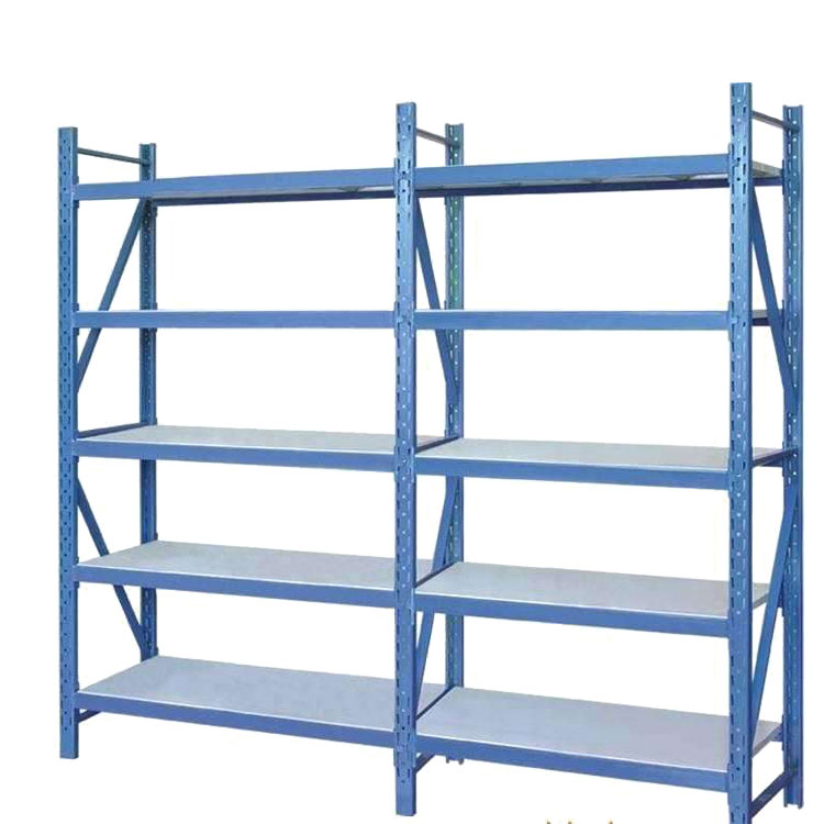 Medium Duty Racking Customizable Long Span Storage Racks Steel Shelving Warehouse Shelving