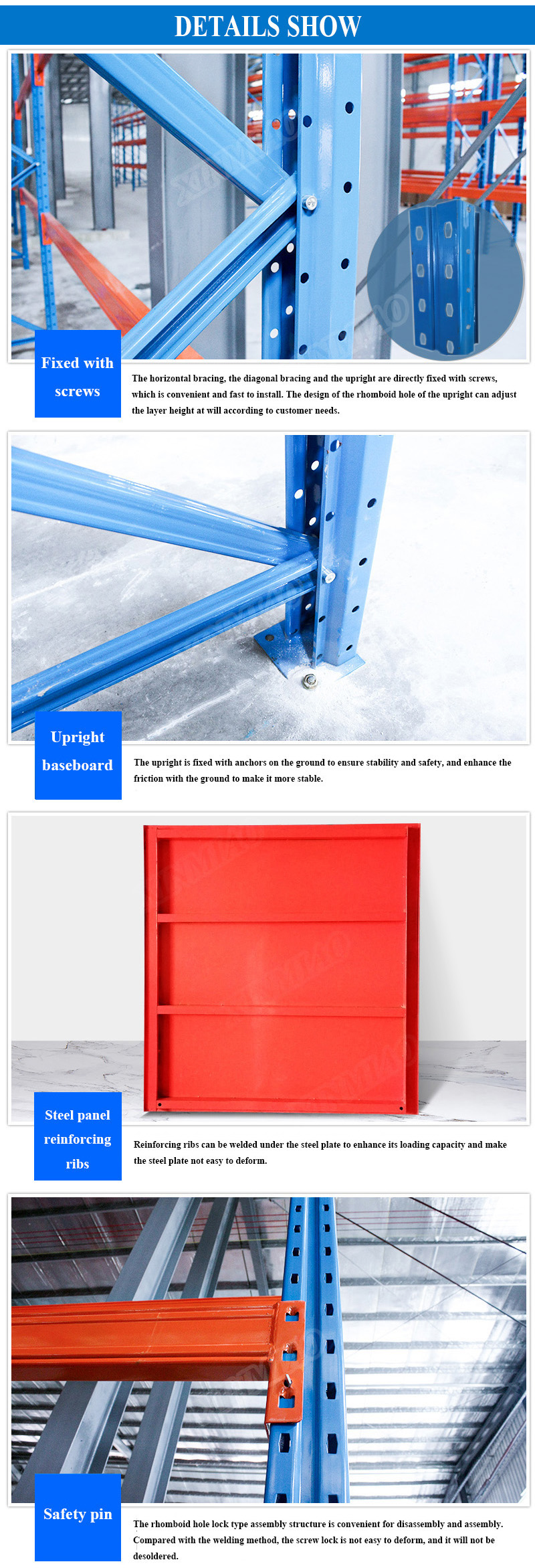 Heavy Duty Storage Rack Detail 3