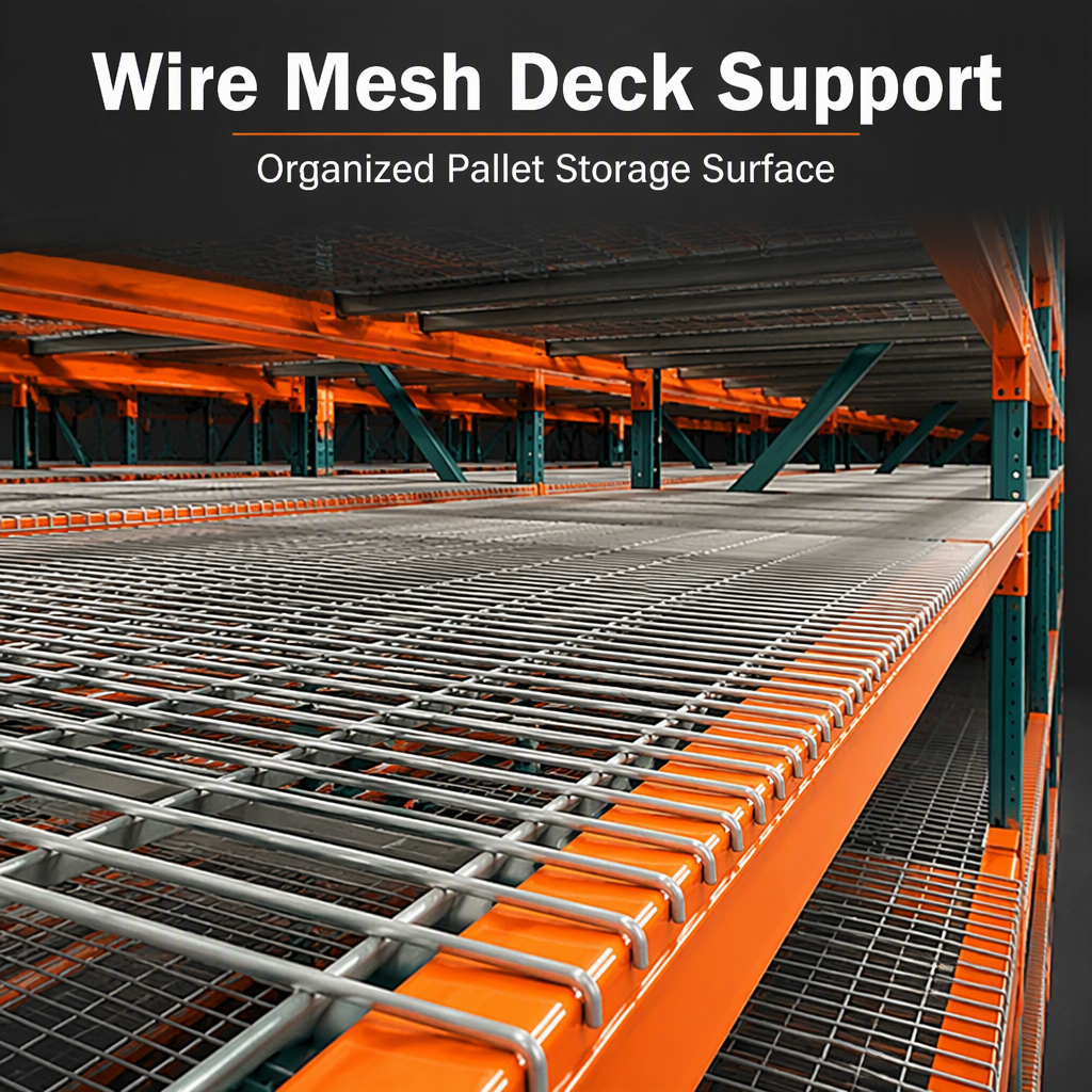 Teardrop Pallet Rack Mesh Vertical Storage Adjustable Shelves Unit Vna Racking System