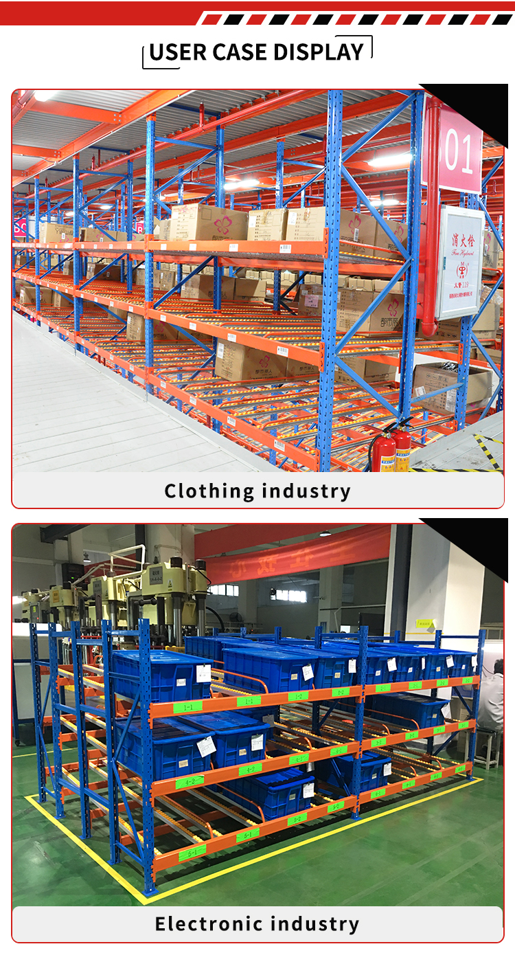 Carton Flow Racking Detail 3