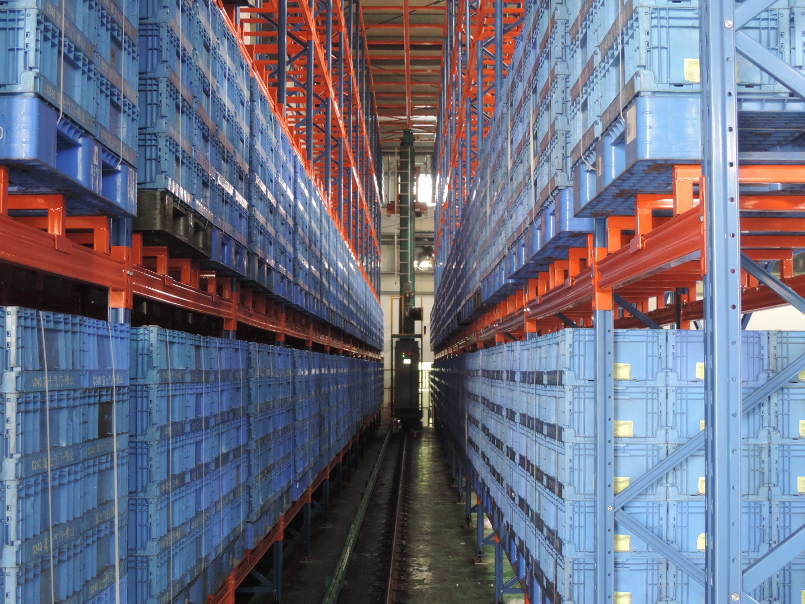 Automatic Storage and Retrieval System Pallet Racking Automated Warehouse ASRS System Stacker Crane