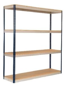 5 Tier Cheap Light Duty Shelving Metal Storage Slotted Angle Shelf or Rack