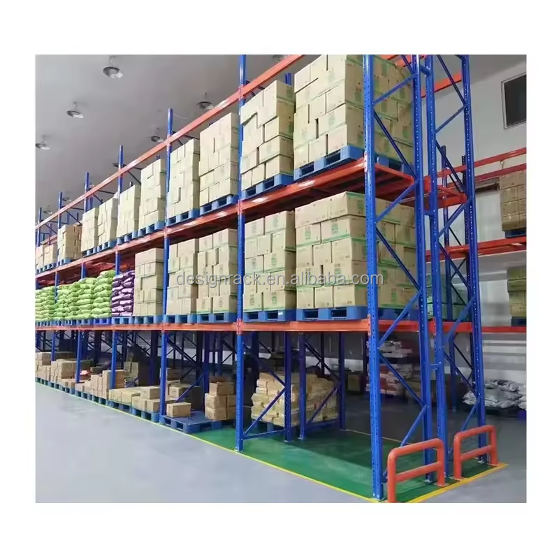 EU Standard Galvanized Steel Warehouse Heavy Duty Selective Racking