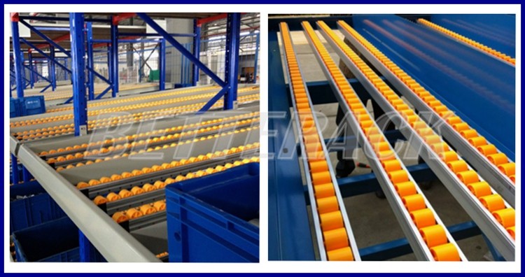 Carton Flow Rack FIFO Gravity Roller Rack for Warehouse Picking