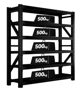 Adjustable Boltless HeavyDuty Shelf 6 Layers 500 kg Garage Steel Rack Corrosion Protection