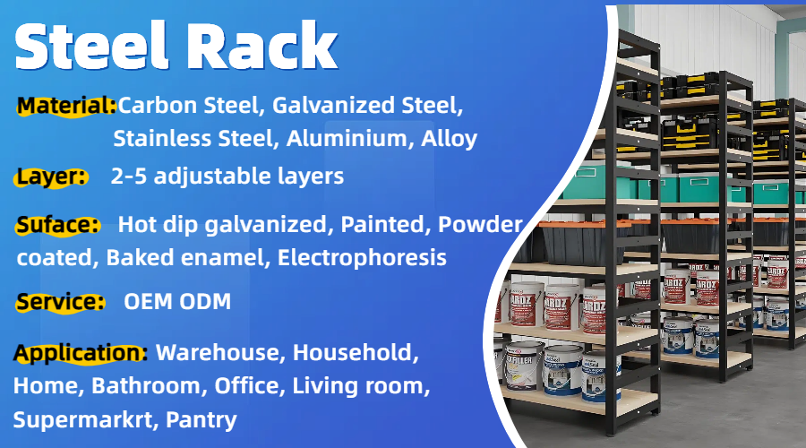 Steel Rack/Shelf Header