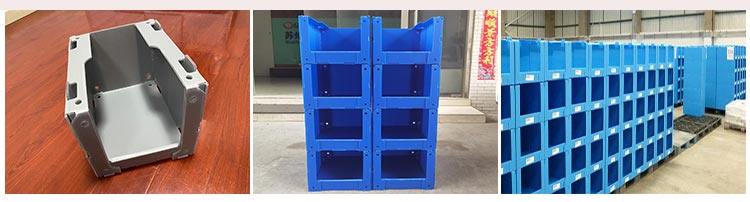 Storage in Warehouse or Supermarket Stackable Warehouse Storage Bin Corflute Plastic Clothing Parts Shelf Picking Bins