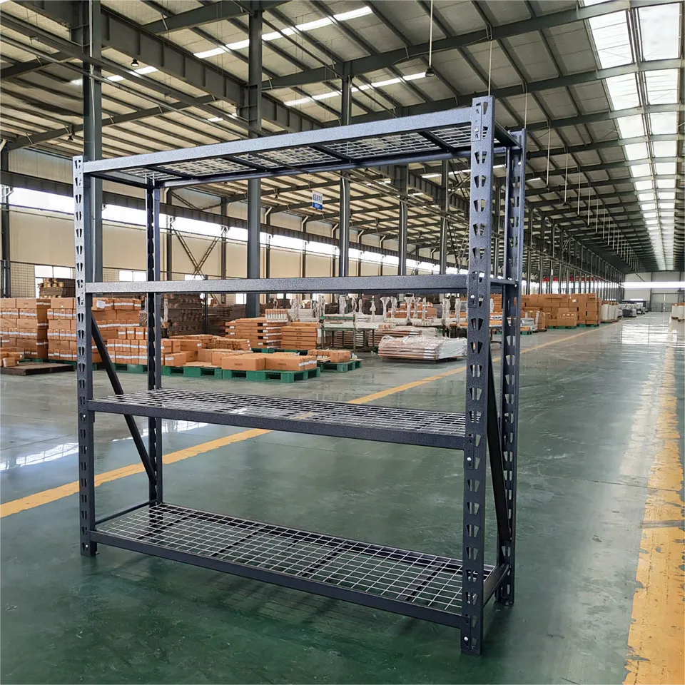 Boltless rack layer