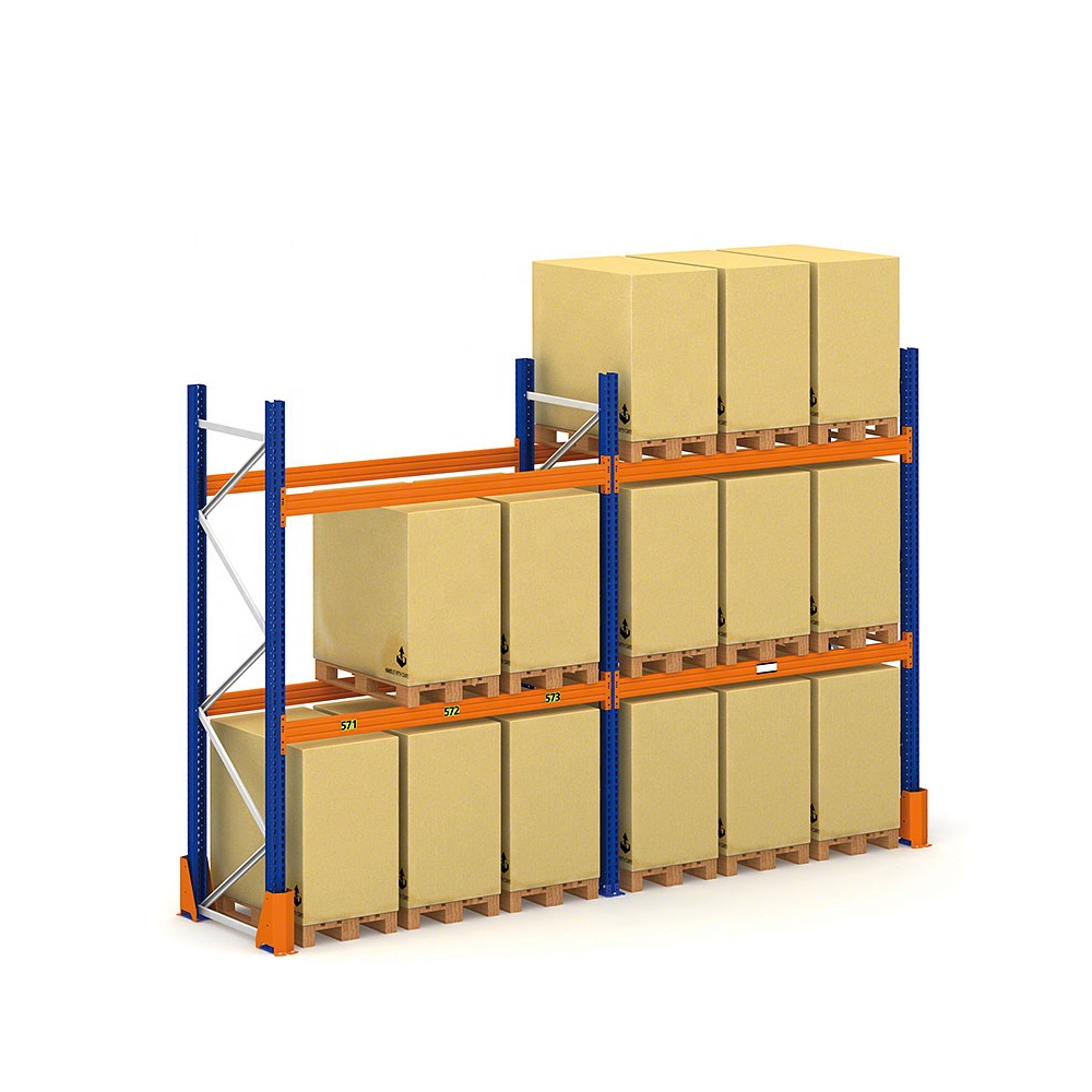 Metal Pallet Racking Warehouse Storage Pallet Racking System Heavy Duty Shelves Rack Unit For Goods Storage