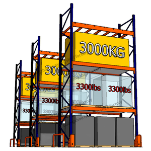 China Factory Steel 5-Layer Painted VNA Pallet Rack CE Certified