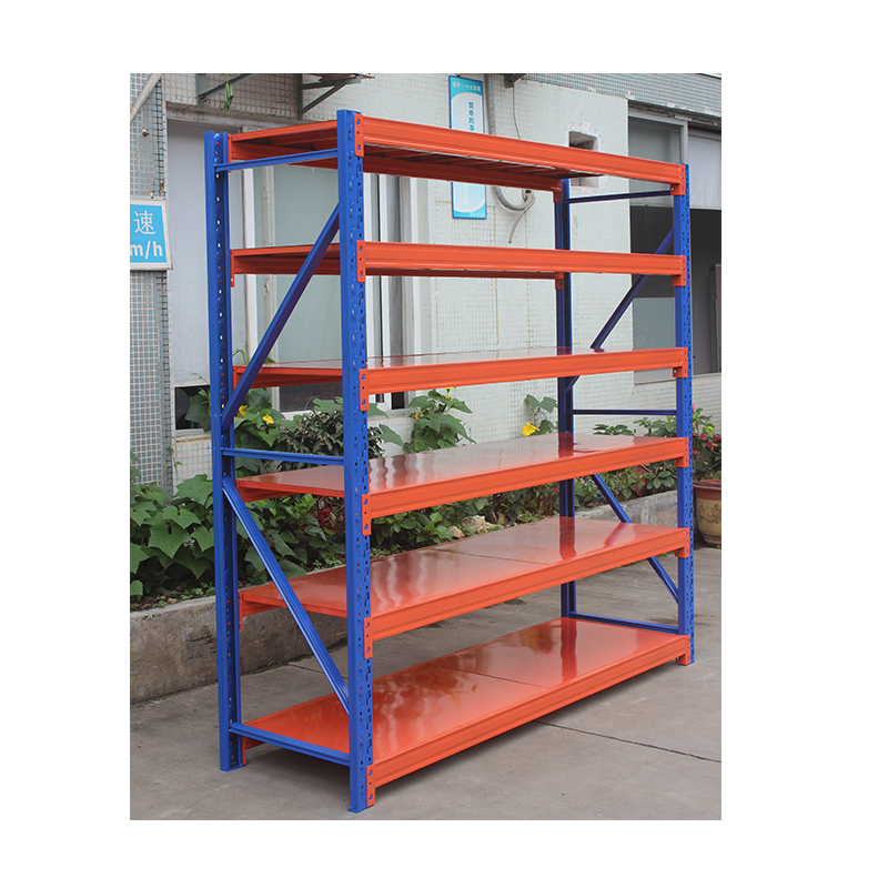 4 Layers 2000*600*2000mm Adjustable 200-500kg Storage Light Duty Shelves Long-span Racking for Warehouse
