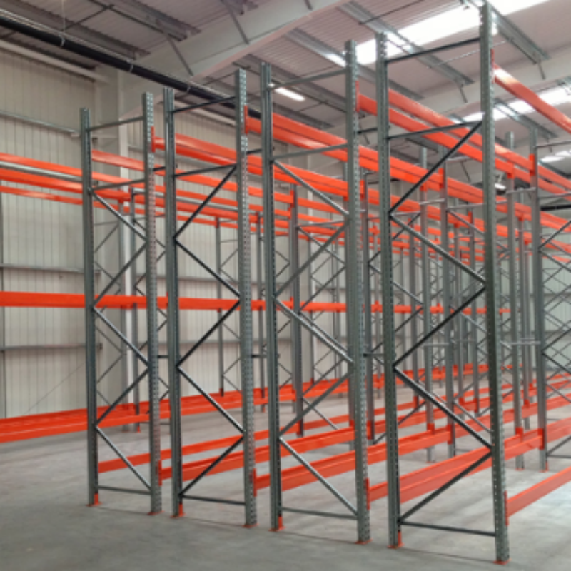 Double Deep Pallet Rack Heavy Duty Pallet Storage Racking 500kg-3000kg Per Layer Construction Warehouse Storage